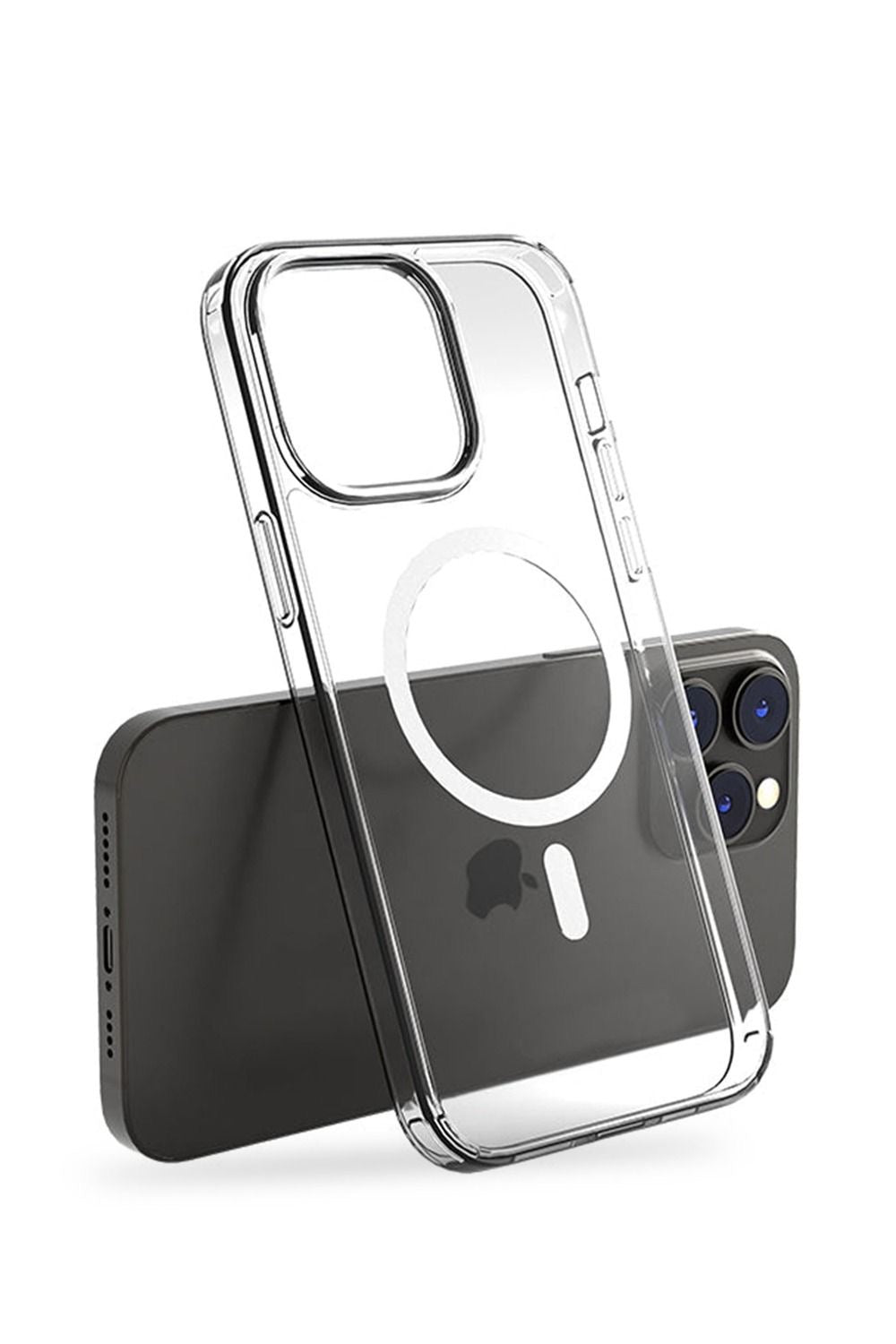 Crystal Clear Silver MagSafe Case - Showcase the Original Design